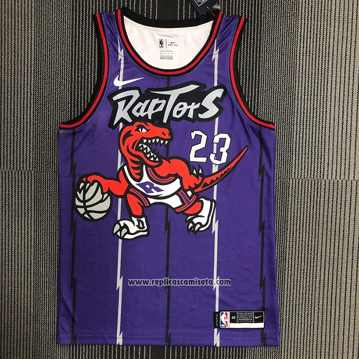 Camiseta Toronto Raptors Fred VanVleet #23 Classic Edition Violeta